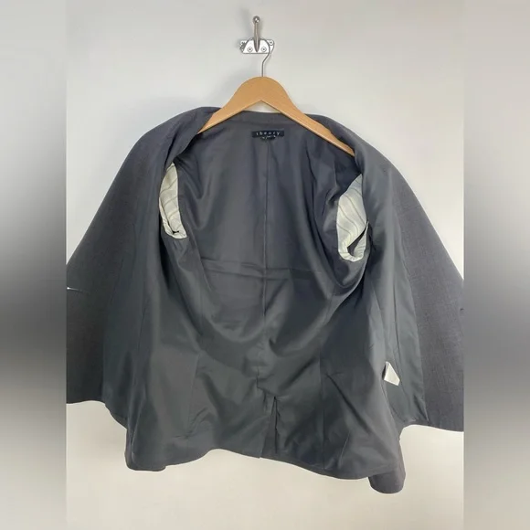 Theory Gabe B‎ 2 Urban Blazer, Size 10 Grey